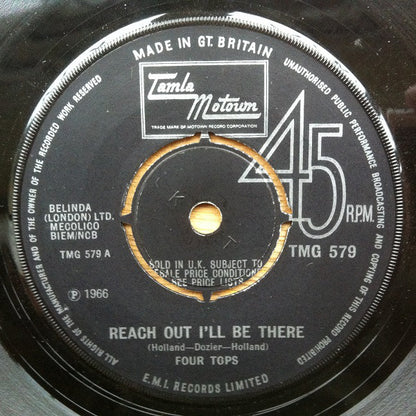 Four Tops : Reach Out I'll Be There (7", Single, RP, 4-P)