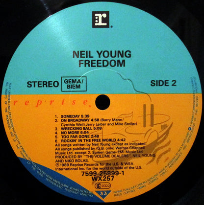 Neil Young : Freedom (LP, Album)