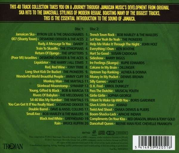 Various : Trojan Presents: Classic Reggae - The Soundtrack To Jamaica (2xCD, Comp, RE)