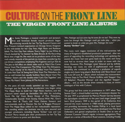 Culture : On The Front Line: The Virgin Front Line Albums (2xCD, Comp)