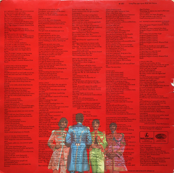 The Beatles : Sgt. Pepper's Lonely Hearts Club Band (LP, Album, Wid)