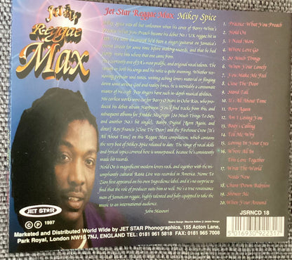 Mikey Spice : Jet Star Reggae Max (CD, Comp)