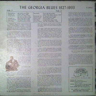 Various : The Georgia Blues 1927-1933 (LP, Comp)