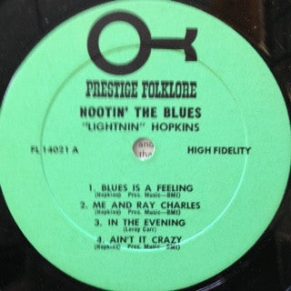 Lightnin' Hopkins : Hootin' The Blues (LP, Album, Mono)