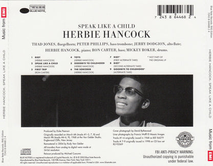 Herbie Hancock : Speak Like A Child (CD, Album, RE, RM)