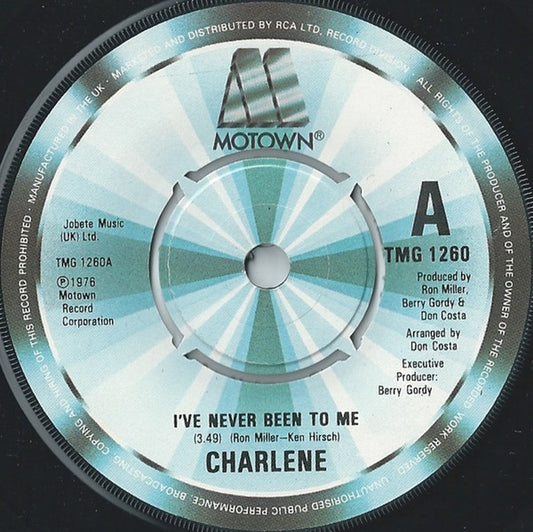 Charlene : I've Never Been To Me (7", Com)