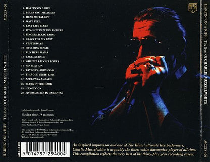 Charlie Musselwhite : Harpin' On A Riff - The Best Of (CD, Album, Comp)