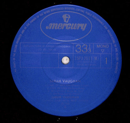 Sarah Vaughan : Sarah Vaughan (LP, Album, Mono, RE)