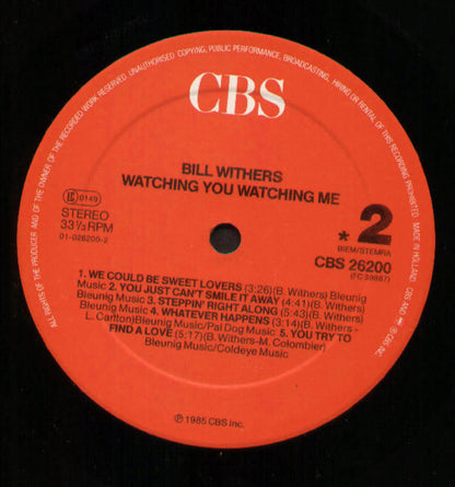 Bill Withers : Watching You Watching Me (LP, Album)