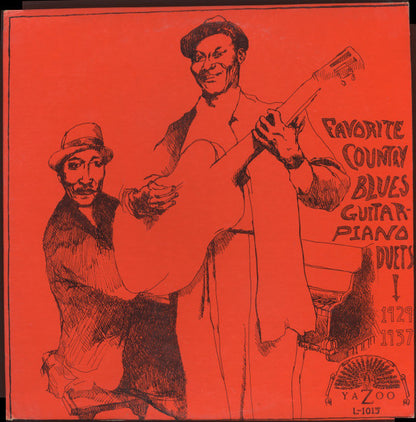 Various : Favorite Country Blues Guitar-Piano Duets (1929-1937) (LP, Comp)