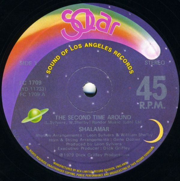 Shalamar : The Second Time Around (12", Single)