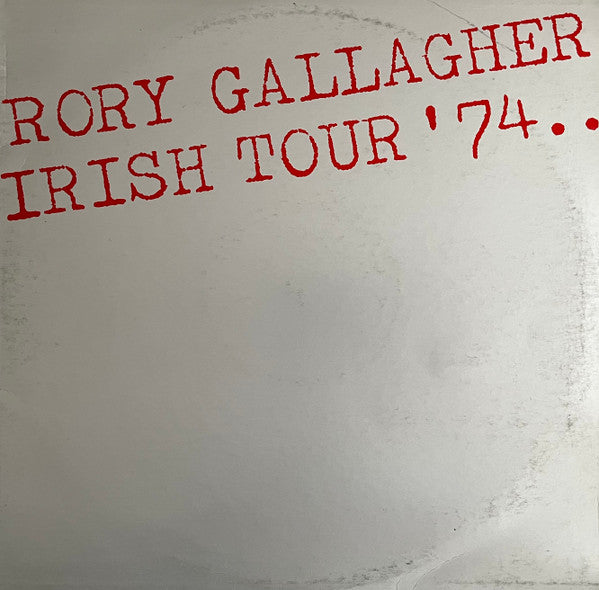 Rory Gallagher : Irish Tour '74 (2xLP, Album)