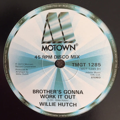 Willie Hutch : In And Out (12", Single)