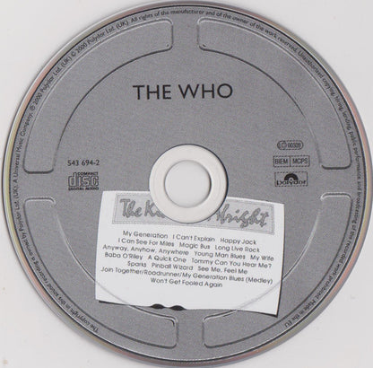 The Who : The Kids Are Alright (CD, Album, RE, RM, RP)