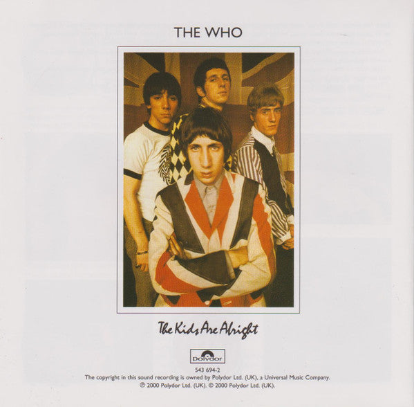 The Who : The Kids Are Alright (CD, Album, RE, RM, RP)