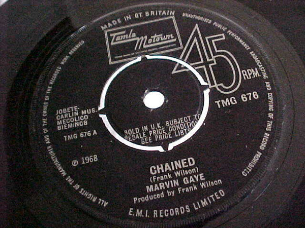 Marvin Gaye : Chained / At Last (I Found A Love) (7", Single, 4-P)