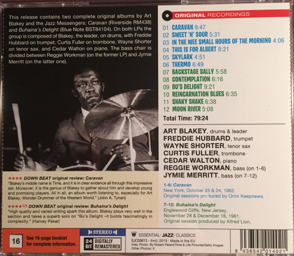 Art Blakey & The Jazz Messengers : Caravan + Buhaina's Delight (CD, Comp, RM)