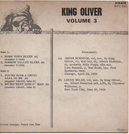 King Oliver : Volume 3 (7", EP)