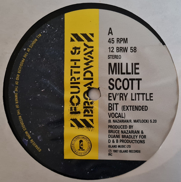 Millie Scott : Ev'ry Little Bit (12")