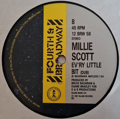 Millie Scott : Ev'ry Little Bit (12")