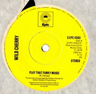 Wild Cherry : Play That Funky Music (7", Single)