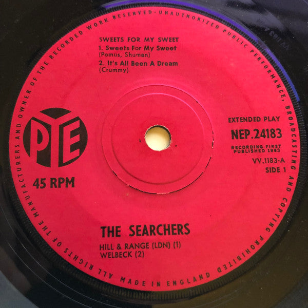 The Searchers : Sweets For My Sweet (7", EP, Sol)