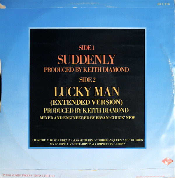 Billy Ocean : Suddenly (12", Single)