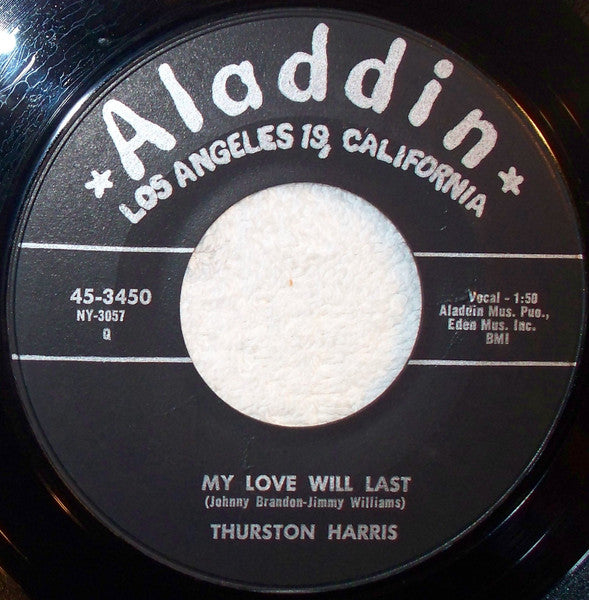 Thurston Harris : Hey Little Girl / My Love Will Last (7")