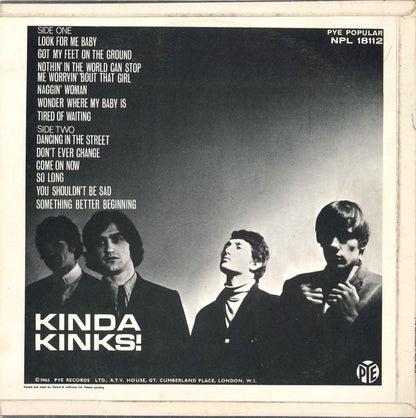 The Kinks : Kinda Kinks (LP, Album, Mono)