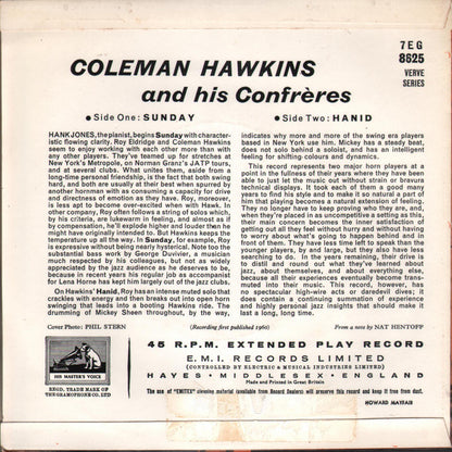 Coleman Hawkins : And His Confréres (7", EP, Mono)