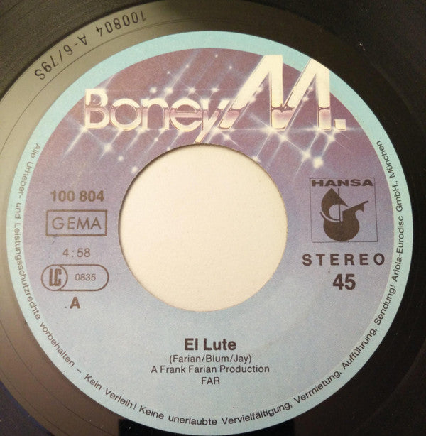 Boney M. : El Lute / Gotta Go Home (7", Single)