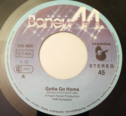 Boney M. : El Lute / Gotta Go Home (7", Single)