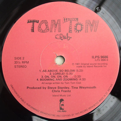 Tom Tom Club : Tom Tom Club (LP, Album)