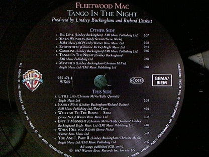 Fleetwood Mac : Tango In The Night (LP, Album, Lyn)