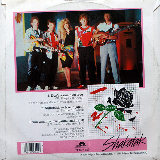 Shakatak : Don't Blame It On Love (Full Length Version) (12")