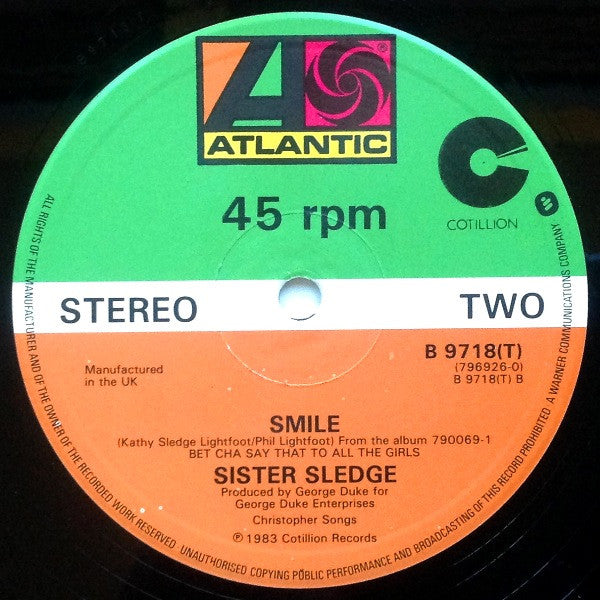 Sister Sledge : Lost In Music (12", Single)