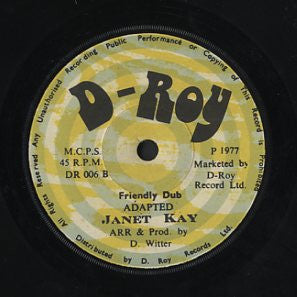 Janet Kay : Thats What Friend's Are For (7")