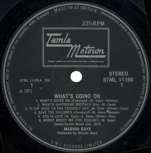 Marvin Gaye : What's Going On (LP, Album)