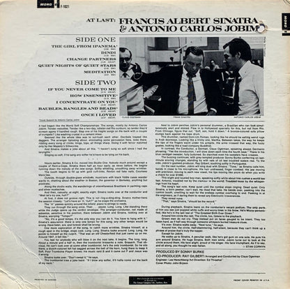 Francis Albert Sinatra* & Antonio Carlos Jobim : Francis Albert Sinatra & Antonio Carlos Jobim (LP, Album, Mono)