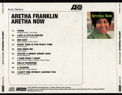 Aretha Franklin : Aretha Now (CD, Album, RE, RM)