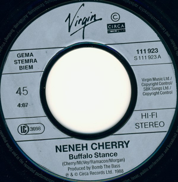 Neneh Cherry : Buffalo Stance (7", Single)