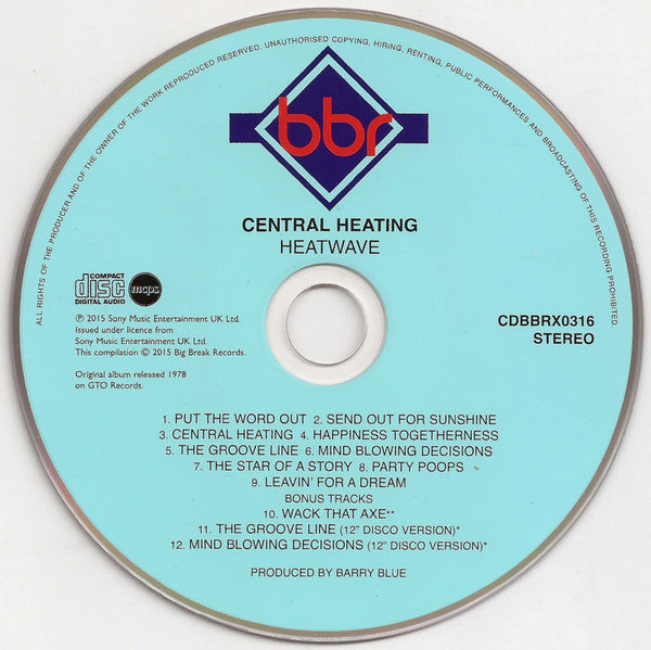 Heatwave : Central Heating (CD, Album, RE)