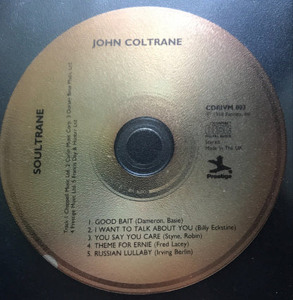 John Coltrane With Red Garland : Soultrane (CD, Album, RE, RM)