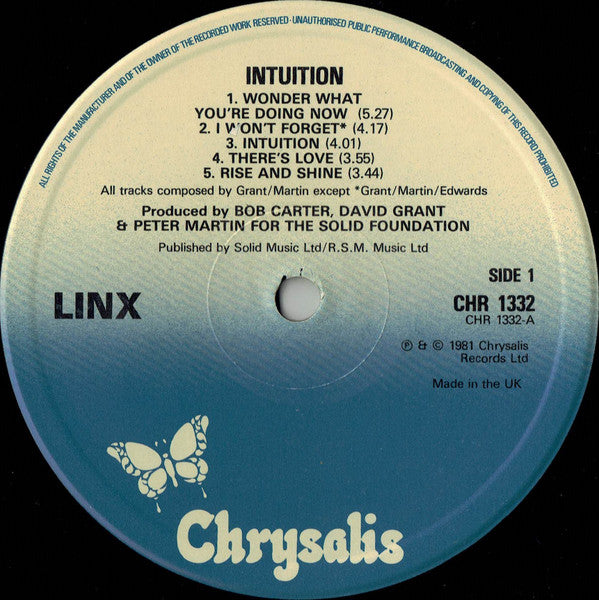 Linx : Intuition (LP, Album)