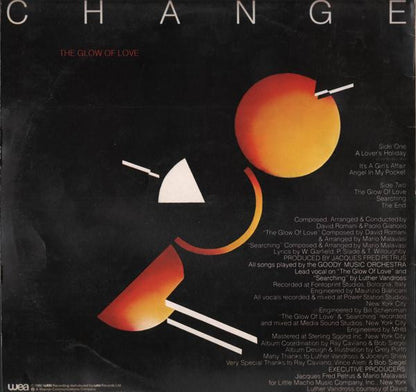 Change : The Glow Of Love (LP, Album)