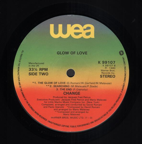 Change : The Glow Of Love (LP, Album)