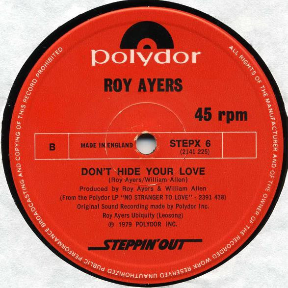 Roy Ayers : Don't Stop The Feeling (Full Length Version) (12", Single)