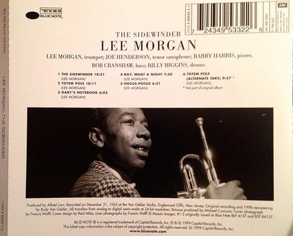 Lee Morgan : The Sidewinder (CD, Album, RE, RM)