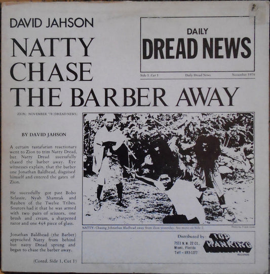 David Jahson : Natty Chase The Barber Away (LP, Album, Blu)