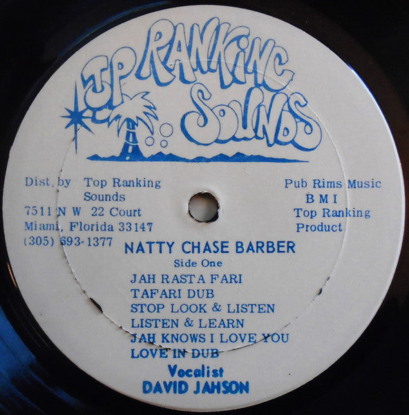 David Jahson : Natty Chase The Barber Away (LP, Album, Blu)